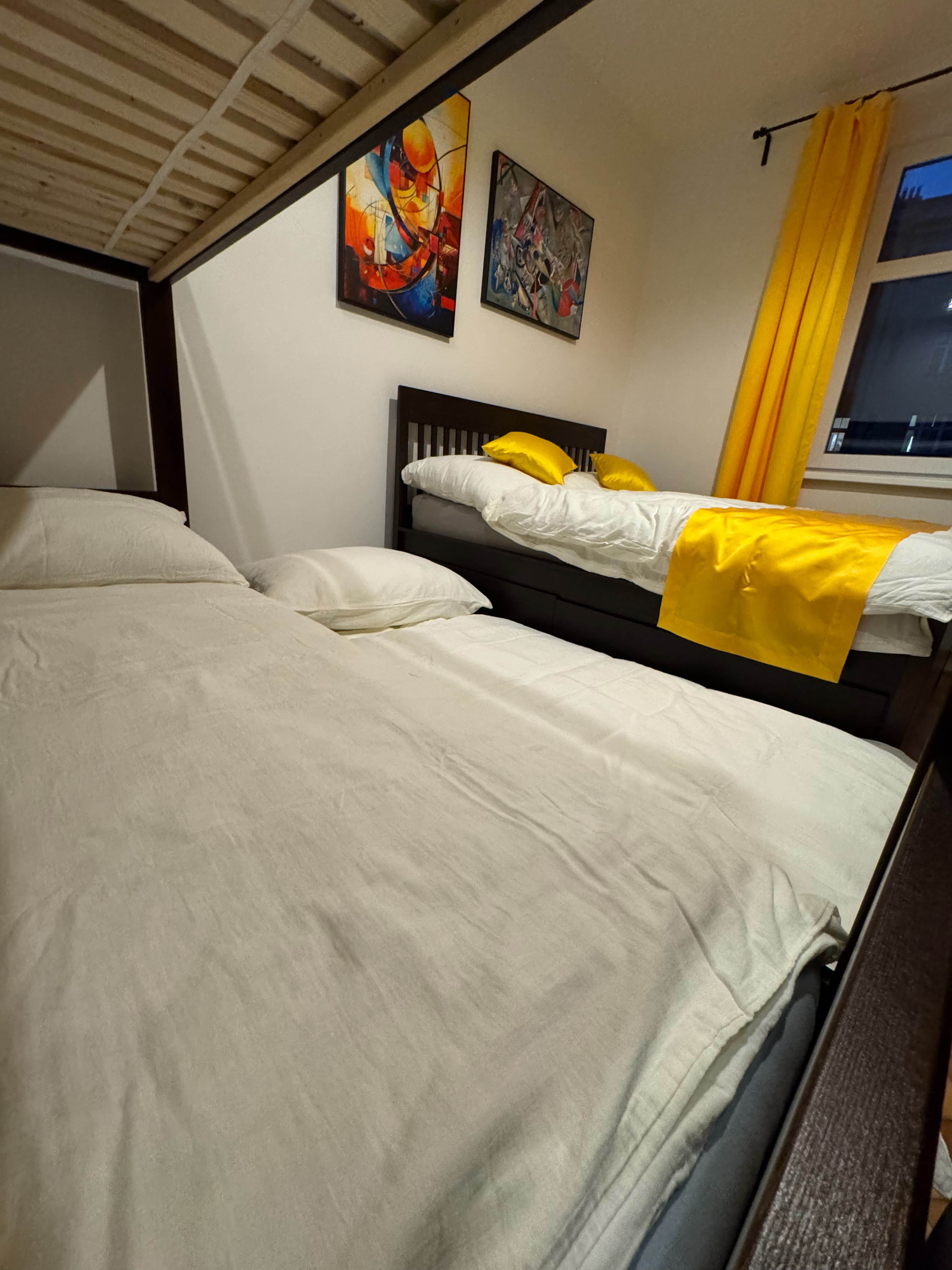 The additional sleeping space with privacy
